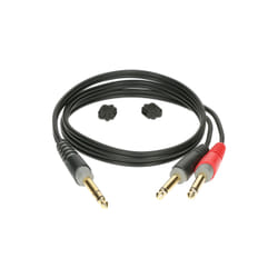 KLOTZ AIS GmbH AY1-0100 câble audio 1 m 6,35 mm 2 x 6,35 mm Noir