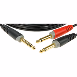 KLOTZ AIS GmbH AY1-0100 câble audio 1 m 6,35 mm 2 x 6,35 mm Noir