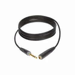 KLOTZ AIS GmbH AS-EX20300, 6,35 mm, Mâle, 6,35 mm, Femelle, 3 m, Noir, Gris