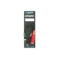 KLOTZ AIS GmbH AYS-3 câble audio 0,2 m 3,5mm 2 x 6,35 mm Noir