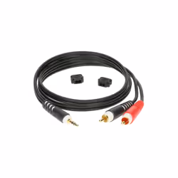 KLOTZ AIS GmbH AY7-0100, 3,5mm, Mâle, 2 x RCA, Mâle, 1 m, Noir