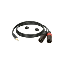 KLOTZ AIS GmbH AY9-0100 câble audio 1 m 3,5mm 2 x XLR (3-pin) Noir