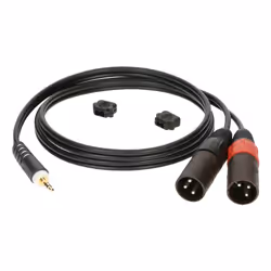 KLOTZ AIS GmbH AY9, TRS 3,5 mm, Mâle, 2 x XLR, Mâle, 2 m, Noir