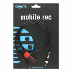 KLOTZ AIS GmbH AY9 câble audio 2 m TRS 3,5 mm 2 x XLR Noir