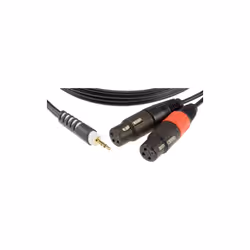 KLOTZ AIS GmbH AY8 câble audio 3 m TRS 3,5 mm 2 x XLR Noir