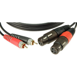 KLOTZ AIS GmbH AT-CF0600 câble audio 6 m 2 x RCA 2 x XLR (3-pin) Noir