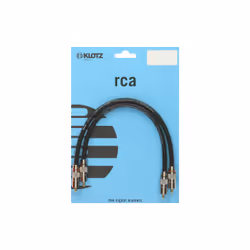 KLOTZ AIS GmbH ALP003, RCA, Mâle, RCA, Mâle, 0,3 m, Noir