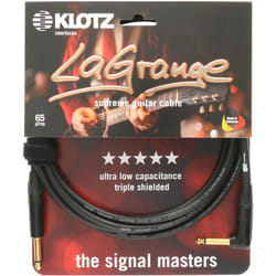 KLOTZ AIS GmbH LAGPR0300 câble audio 3 m 6,35 mm Noir