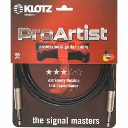 KLOTZ AIS GmbH PRON030PP câble audio 3 m 6,35 mm Noir