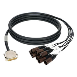 KLOTZ AIS GmbH TAN08DM câble audio 5 m VGA (D-Sub) + 3,5 mm 8 x XLR (3-pin) Noir