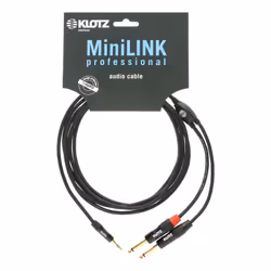 KLOTZ AIS GmbH KY5 câble audio 6 m TRS 3,5 mm 2 x 6,35 mm TS Noir - Vue supplémentaire 3