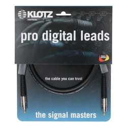 KLOTZ AIS GmbH D7-SPDIF-01.0 câble audio 1 m RCA Noir