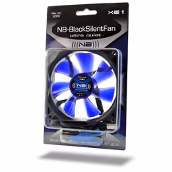 Noiseblocker XE1, Ventilateur, 17 dB, Noir, Bleu