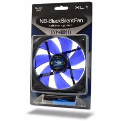 Noiseblocker XL1, Ventilateur, 13 dB, Noir