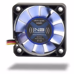 Noiseblocker BlackSilentFan 40mm, Ventilateur, 11 dB, Noir