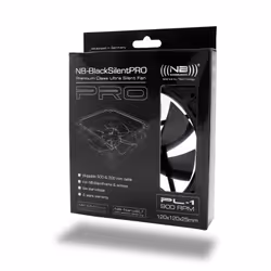 Noiseblocker PL1, Ventilateur, 11 dB, Noir