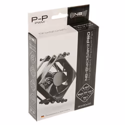 Noiseblocker BlackSilentPro P-P, Ventilateur, 8 cm, 2000 tr/min, 18,1 dB, 31,7 cfm, 54 m³/h