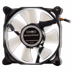 Noiseblocker MultiFrame M8-1, Ventilateur, 8 cm, 1200 tr/min, 6 dB, 30 m³/h, Noir