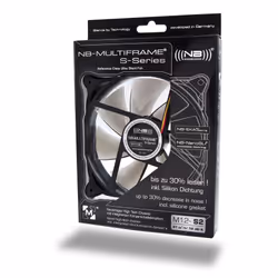 Noiseblocker M12-S2, Ventilateur, 19 dB, Noir, Gris