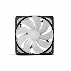 Noiseblocker B14-3, Ventilateur, 14 cm, 1400 tr/min, 178,29 m³/h, Noir, Blanc
