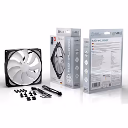 Noiseblocker B14-3 Boitier PC Ventilateur 14 cm Noir, Blanc
