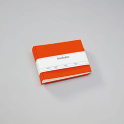 Semikolon Classic Small album photo et protège-page Orange 40 feuilles Reliure à l'anglaise