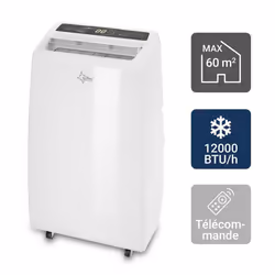 SUNTEC Climatiseur mobile Advance 12.0 Eco R290 3-en-1 - 12000 BTU - 3500W - Déshumidification - Pour les pièces jusquà 34m²