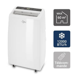 SUNTEC Climatiseur mobile Advance 12.0 Eco R290 3-en-1 - 12000 BTU - 3500W - Déshumidification - Pour les pièces jusquà 34m²