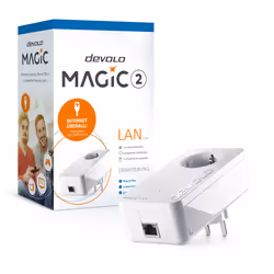 Devolo Magic 2 LAN 2400 Mbit/s Ethernet/LAN Blanc 1 pièce(s)