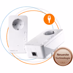 Devolo Magic 1 Lan Starter Kit 1-1-2 1200 Mbit/s Ethernet/LAN Blanc 2 pièce(s)