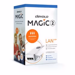 Devolo Magic 2 LAN triple, 2400 Mbit/s, IEEE 802.1p, IEEE 802.3, IEEE 802.3ab, IEEE 802.3az, IEEE 802.3u, IEEE 802.3x, Gigabi ...