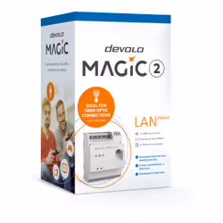 Devolo Magic 2 LAN DINrail 2400 Mbit/s Ethernet/LAN Blanc 1 pièce(s)