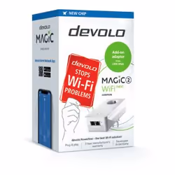 Devolo Magic 2 Wifi next Single, 1200 Mbit/s, Type F, Gigabit Ethernet, 1000 Mbit/s, Multi User MIMO, Blanc