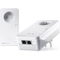 Adaptateur CPL WiFi - Devolo - Magic 2 WiFi 6 - 2400 Mbits - 3 Ports Gigabit - Mesh