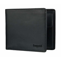 Bugatti cases 49108101 portefeuille, étui pour cartes, support de documents de voyage Noir Cuir
