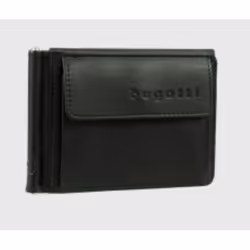 Bugatti cases Primo, Portefeuille, Noir, Cuir, Monochromatique, 1 pochettes, 60 g