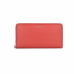 Bugatti cases 49367816, Portefeuille, Rouge, Cuir, Monochromatique, Fermeture à glissière, 230 g