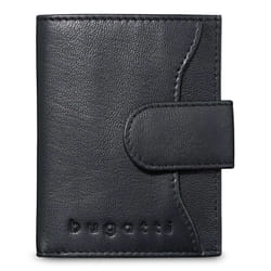 Bugatti cases Smart DeLuxe Étui pour cartes Noir Cuir