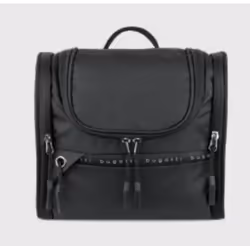 Bugatti cases BLANC DeLight, Trousse de toilette, Nylon, Noir, Monochromatique, Fermeture à glissière, 245 mm