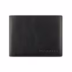 Bugatti cases 49190401, Portefeuille, Noir, Cuir, Monochromatique, 3 pochettes, 50 g