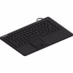 KeySonic KSK-5230IN, Mini, Avec fil, USB, QWERTY, Noir