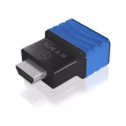 ICY BOX IB-AC516 HDMI VGA Noir, Bleu