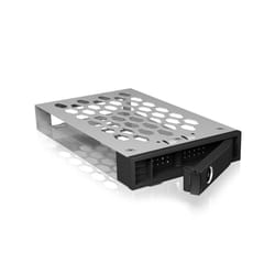 ICY BOX 22070 Boîtier de disques de stockage Boîtier HDD Noir, Métallique 3.5"