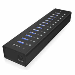 ICY BOX IB-AC6113 USB 3.2 Gen 1 (3.1 Gen 1) Type-B 5000 Mbit/s Noir