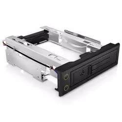 ICY BOX IB-166SSK-B, Boîtier HDD, 3.5", SAS, Série ATA III, Échange à chaud, Noir