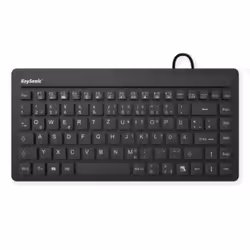 KeySonic KSK-3230IN, Mini, USB, QWERTZ, Noir