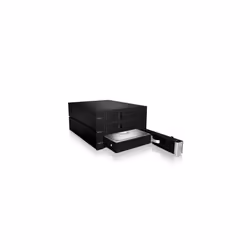 ICY BOX IB-563SSK 2x 5,25" Plateau de stockage de disques Noir - Vue supplémentaire 2