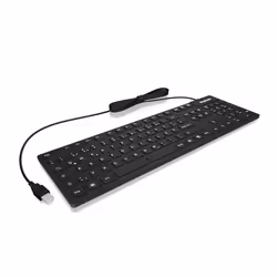 KeySonic KSK-8030IN clavier Industriel USB AZERTY Français Noir - Vue supplémentaire 2