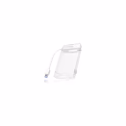 ICY BOX IB-AC703-U3, Boîtier disque dur/SSD, 2.5", Série ATA III, 5 Gbit/s, Échange à chaud, Blanc