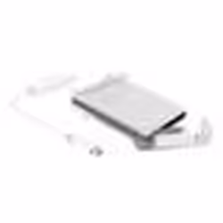 ICY BOX IB-AC703-C, 2.5", Échange à chaud, Connectivité USB, Blanc